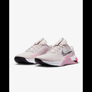 NIKE METCON 8 FLYEASE BARELY ROSE /CAVE PURPLE DO9381 600 Womens Size 11.5